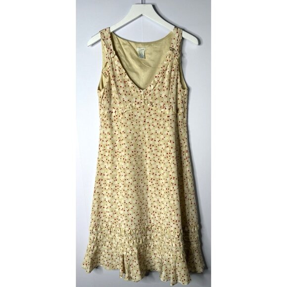 Odille Dresses & Skirts - Anthropologie Odille Silk Dress Sz 6 Y2K Cherry Blossom Dress